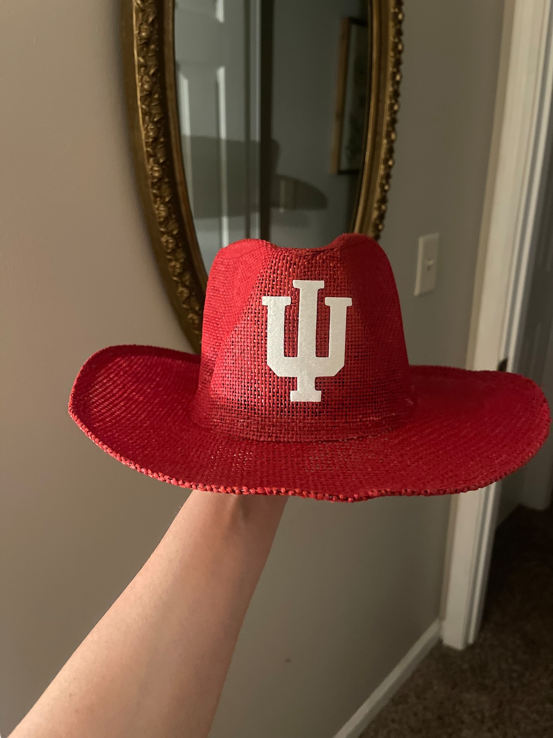 IU Cowboy Hat With No Fringe