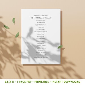 Napoleon Hill & Andrew Carnegie - the 17 Principles of Success - PDF ...