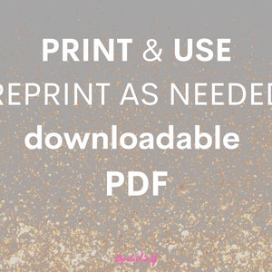 The Prosperity Game Fillable PDF - Template - Planner Insert - US ...