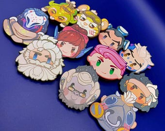 Overwatch Tank Wooden Pins