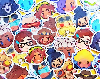 Overwatch - DPS Damage Stickers