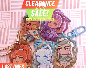Overwatch Colorful Epoxy Glitter Charms - CLEARANCE SALE!