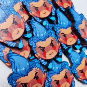 OW2 Junker Queen Wooden Pins - Overwatch