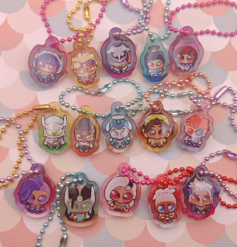 Overwatch Mini Blorbo Epoxy Charms - 1 Inch Phone Charms image 3