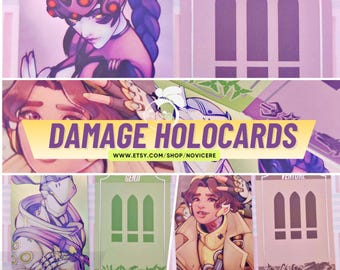 Overwatch DPS Holocards with UV Print + Foil Stamping