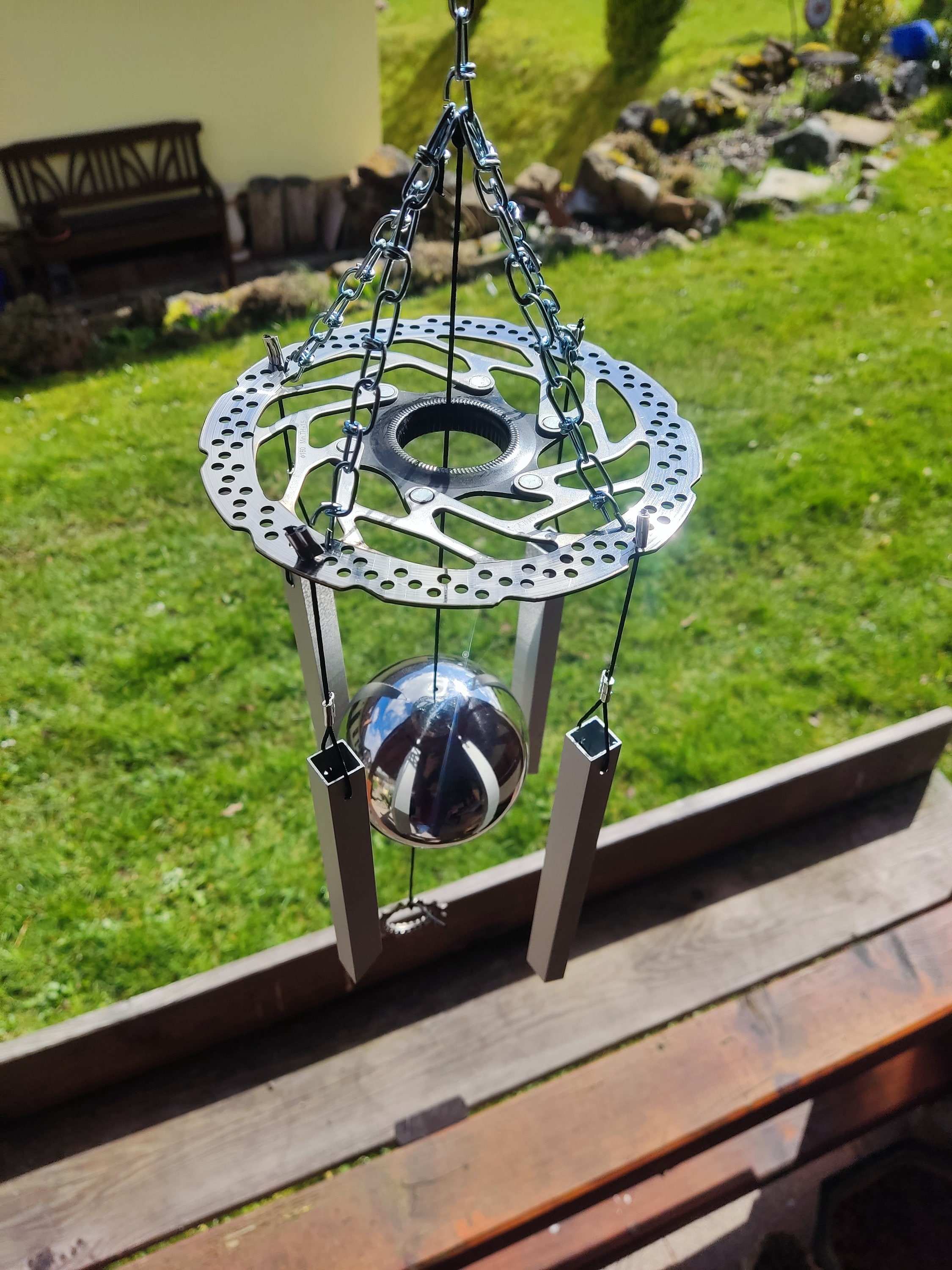 Bicycle Brake Disc Wind Chime: the Perfect Eye-catcher for Your