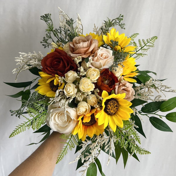 Fake Sunflowers Etsy