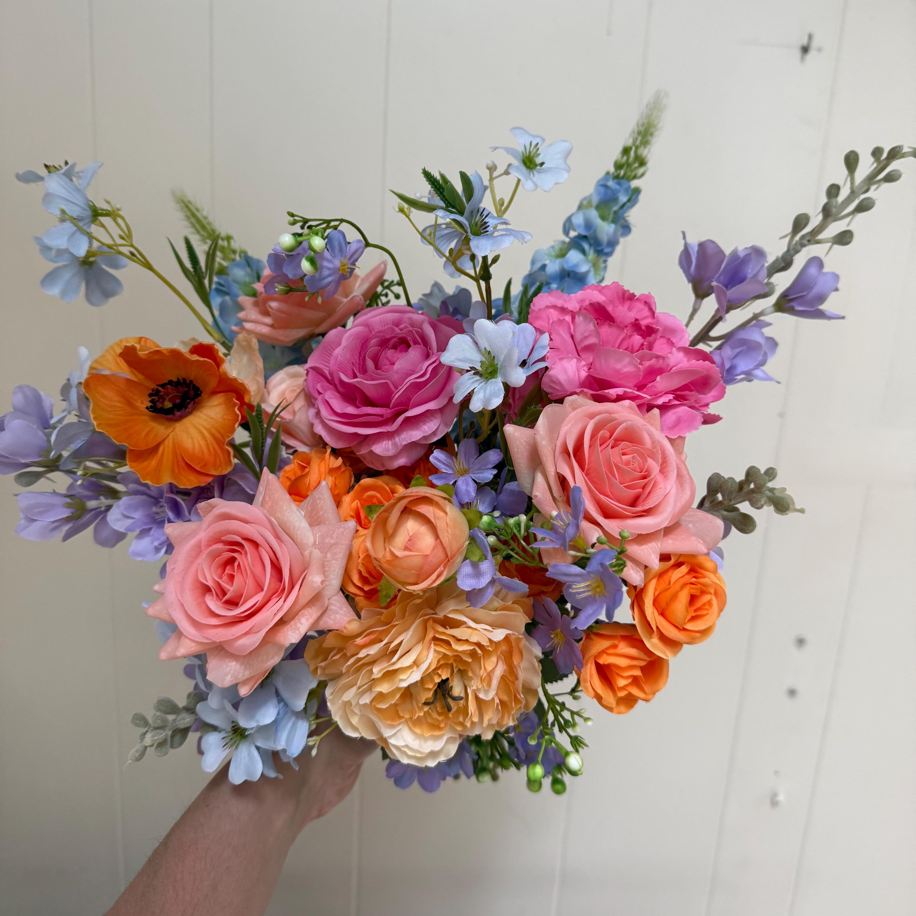 Multicolor Wildflower Wedding Bouquet