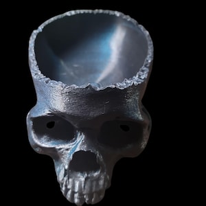 Skull Bowl – Gothic Candy Dish, Planter, or Spooky Home Decor