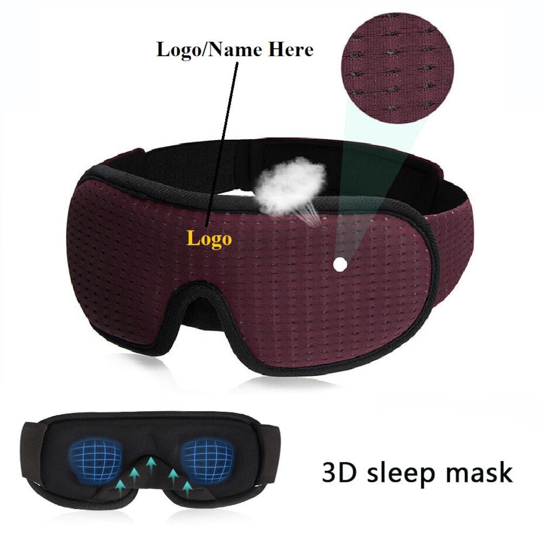 Eye Mask Cover Soft Padded 3D Sleep Sponge Breathable Masks Blocking ...
