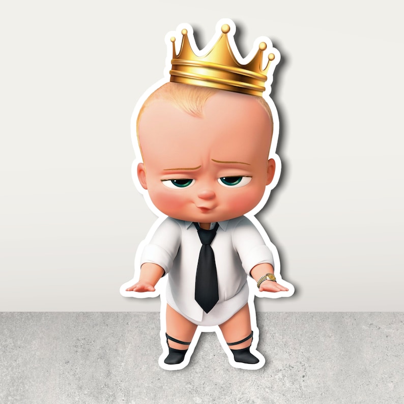 Boss Baby Cutout Boss Baby Birthday Decorations Etsy