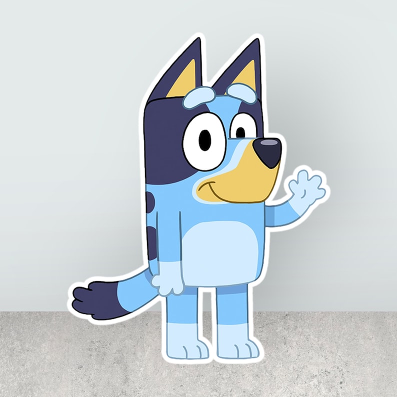 Bluey Character Foam Board Cutout Perfect for Centerpieces Etsy