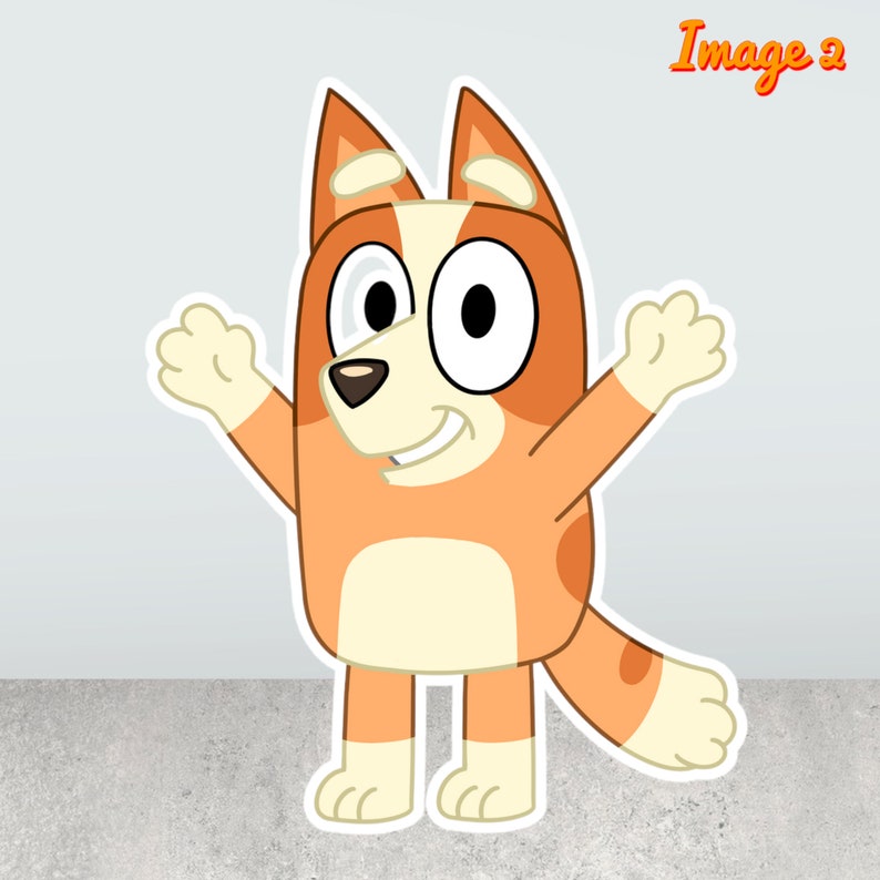 Bluey Character Foam Board Cutout Perfect for Centerpieces Etsy