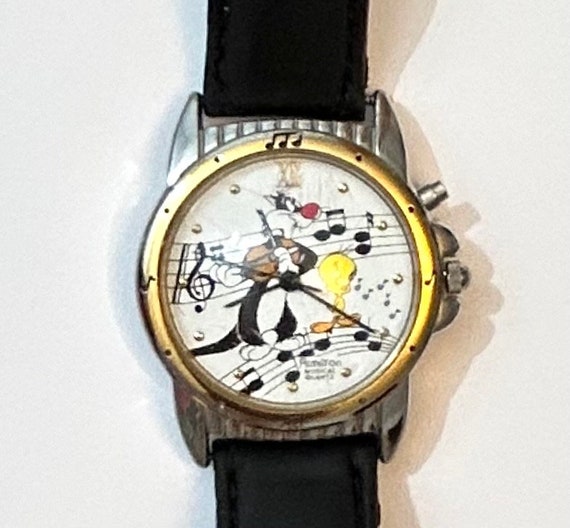 Sylvester and Tweety Musical Watch Vintage Looney… - image 1