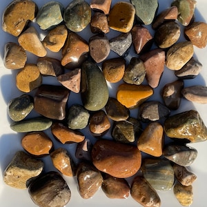 Tumbling Stones, Premium Jasper - S/M, Small Bag