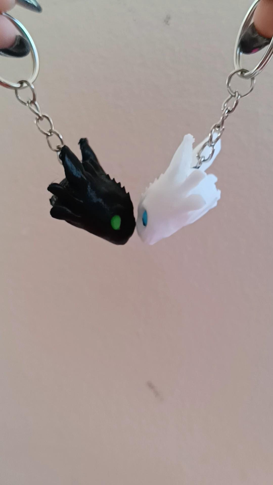Toothless Diy Keychain Toothless Couples Keychain - Etsy