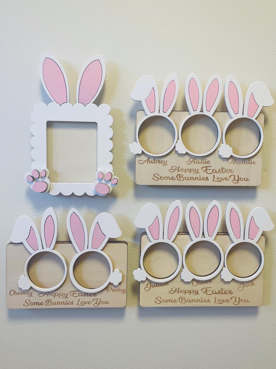 Easter Bunny Picture Frames Personalized & Hand Painted - Etsy