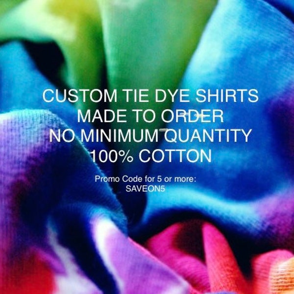 Custom Color Tie Dye Shirt. Spiral Tie Dye Design. Adult S M L XL Youth XS S M L. Hand Dyed. Mens Clothing. Womens Clothing. Kids Clothes