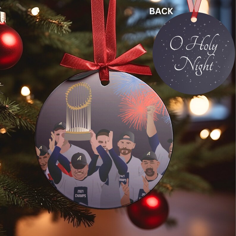 Atlanta Braves Ornament Christmas Atlanta Braves Gifts Atlanta Braves