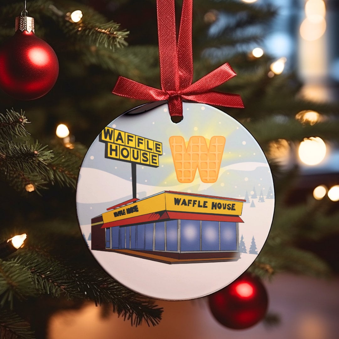 Waffle House Ornament Waffle House Christmas Waffle House Lover Waffle