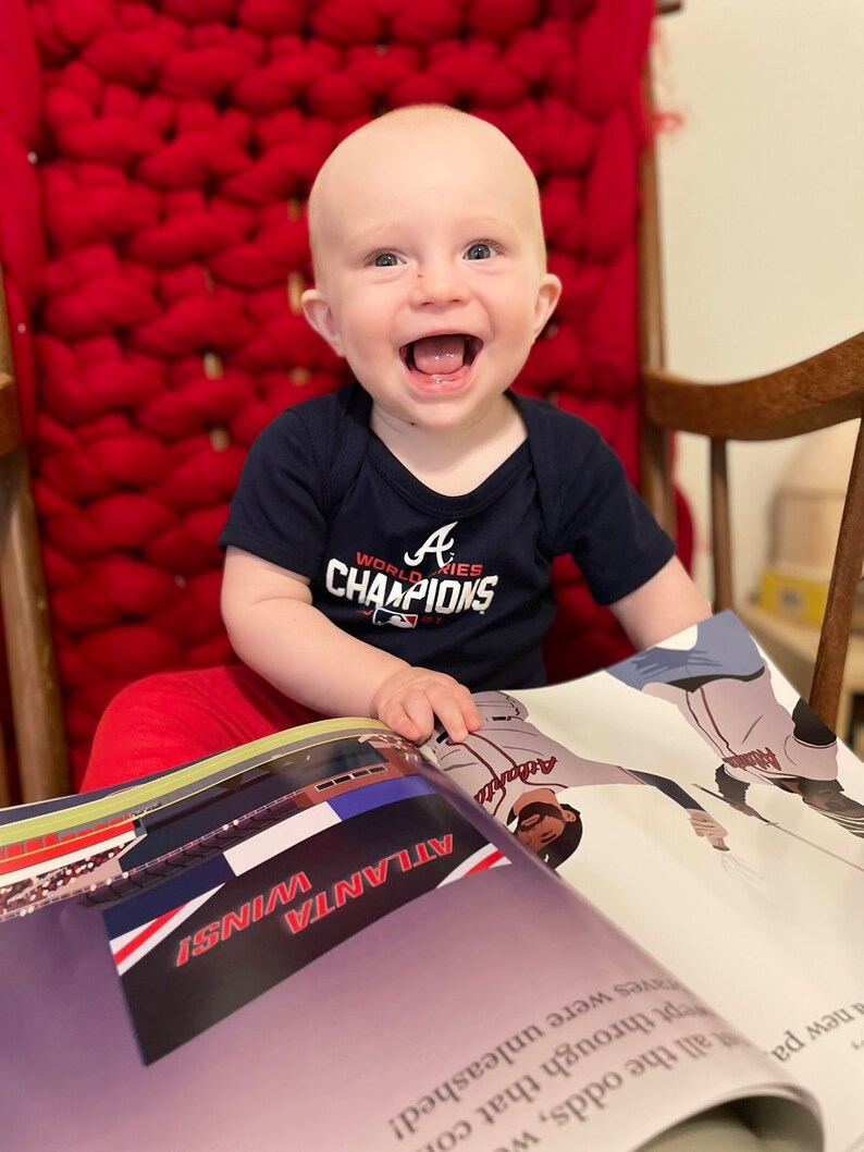Atlanta Braves Gifts Atlanta Braves Baby Atlanta Baby Gifts Etsy