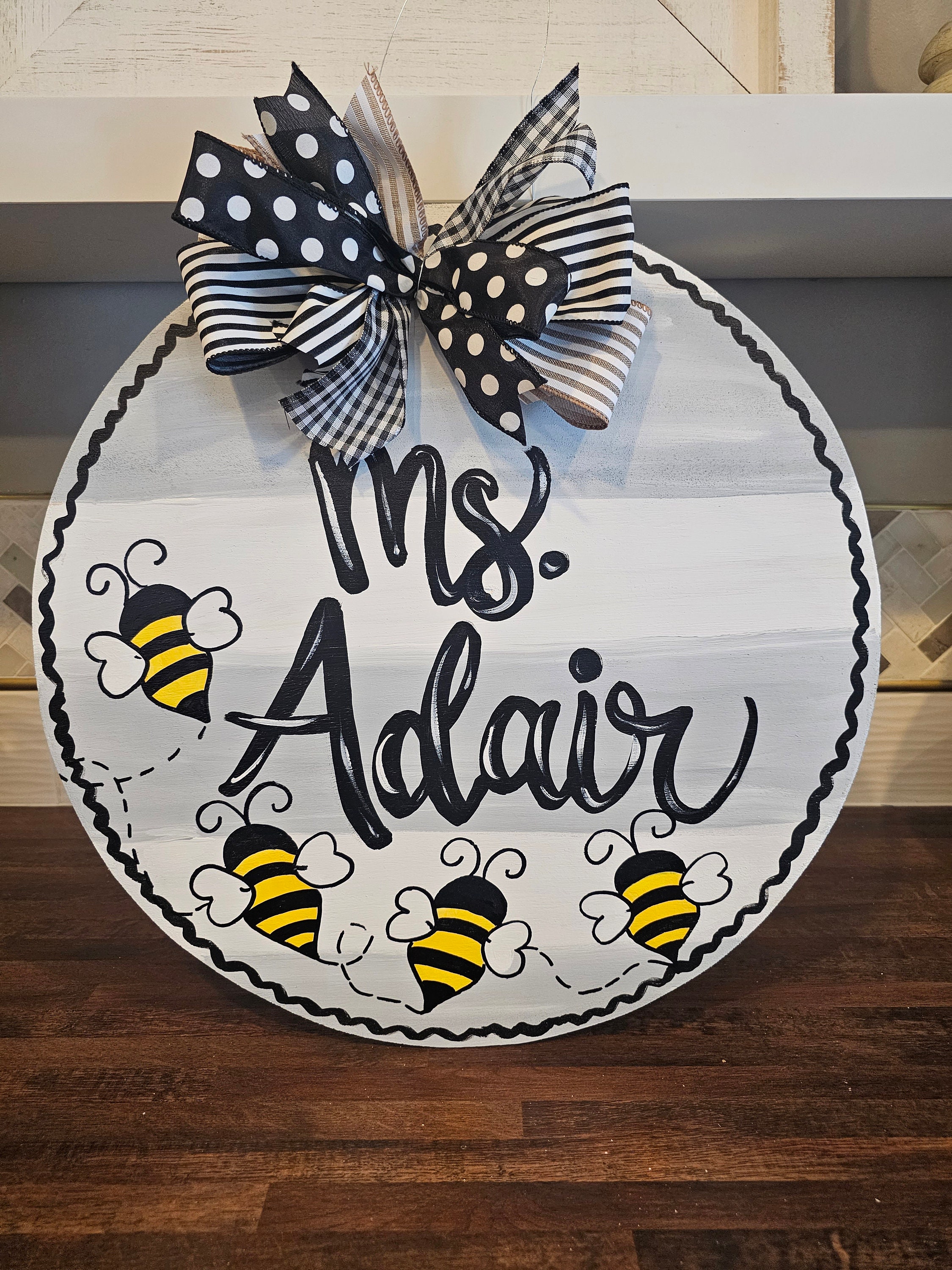 Bumble Bee Door Hanger Etsy