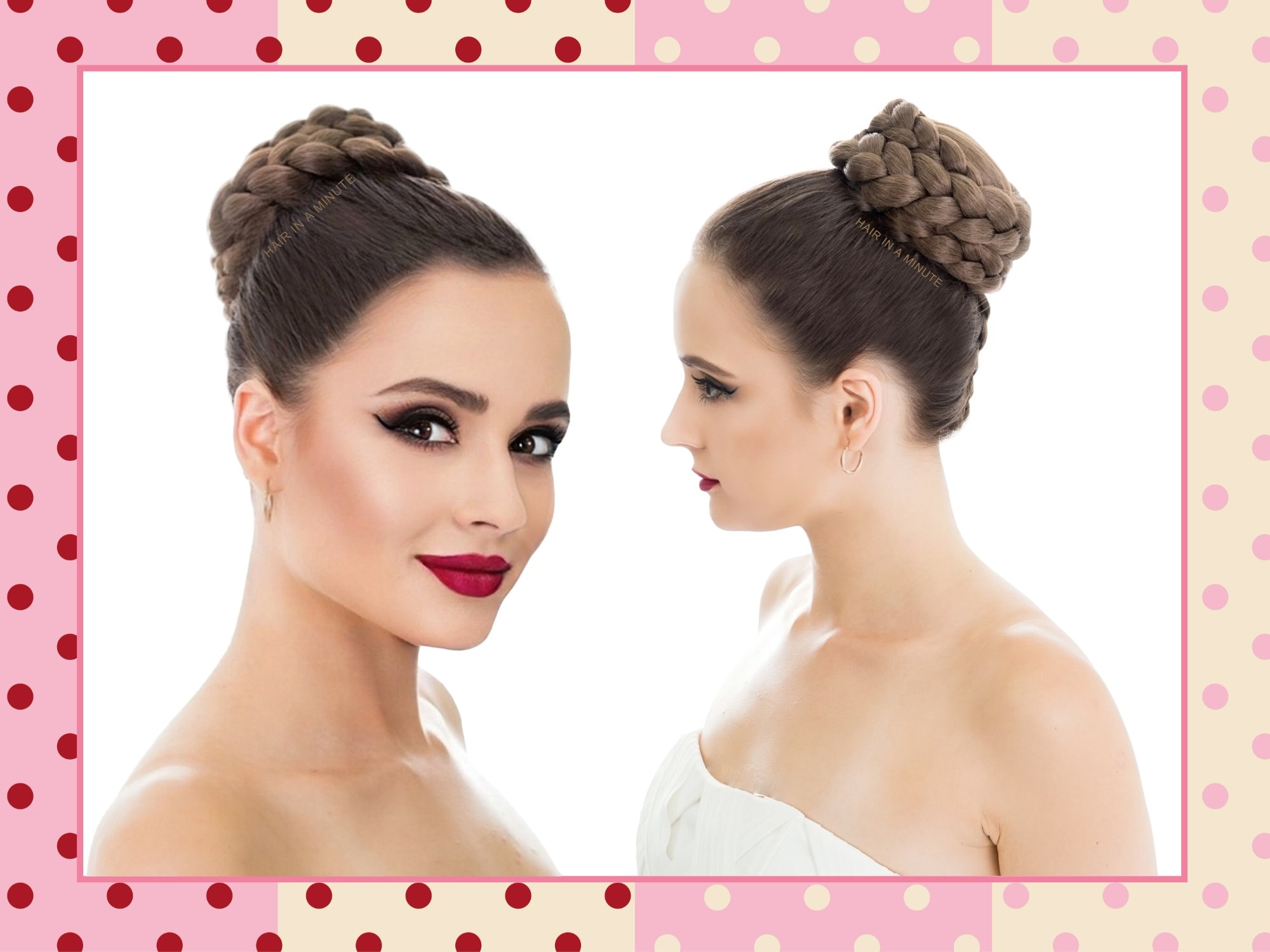 Faux Hair Bun Chignon Updo Wedding Bun Hairstyle Bun Hairpiece MALLORY