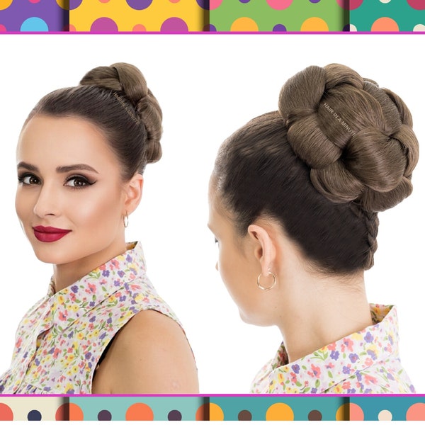 Faux Hair Bun Chignon Updo Wedding Bun Hairstyle Bun Hairpiece SOPHIA