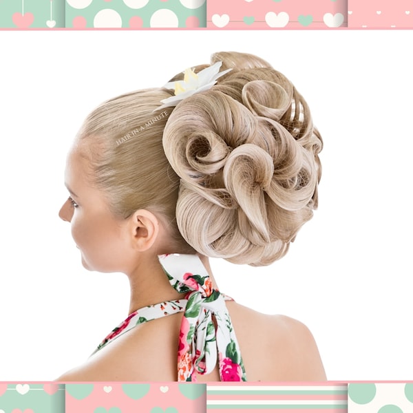 Messy Bun Hair Piece Etsy