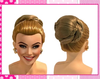 Faux Hair Bun Chignon Updo Wedding Bun Hairstyle Bun Hairpiece ALEXIS