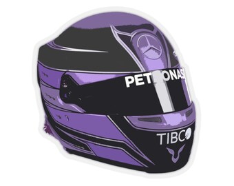 Autocollant de casque Lewis Hamilton Racing