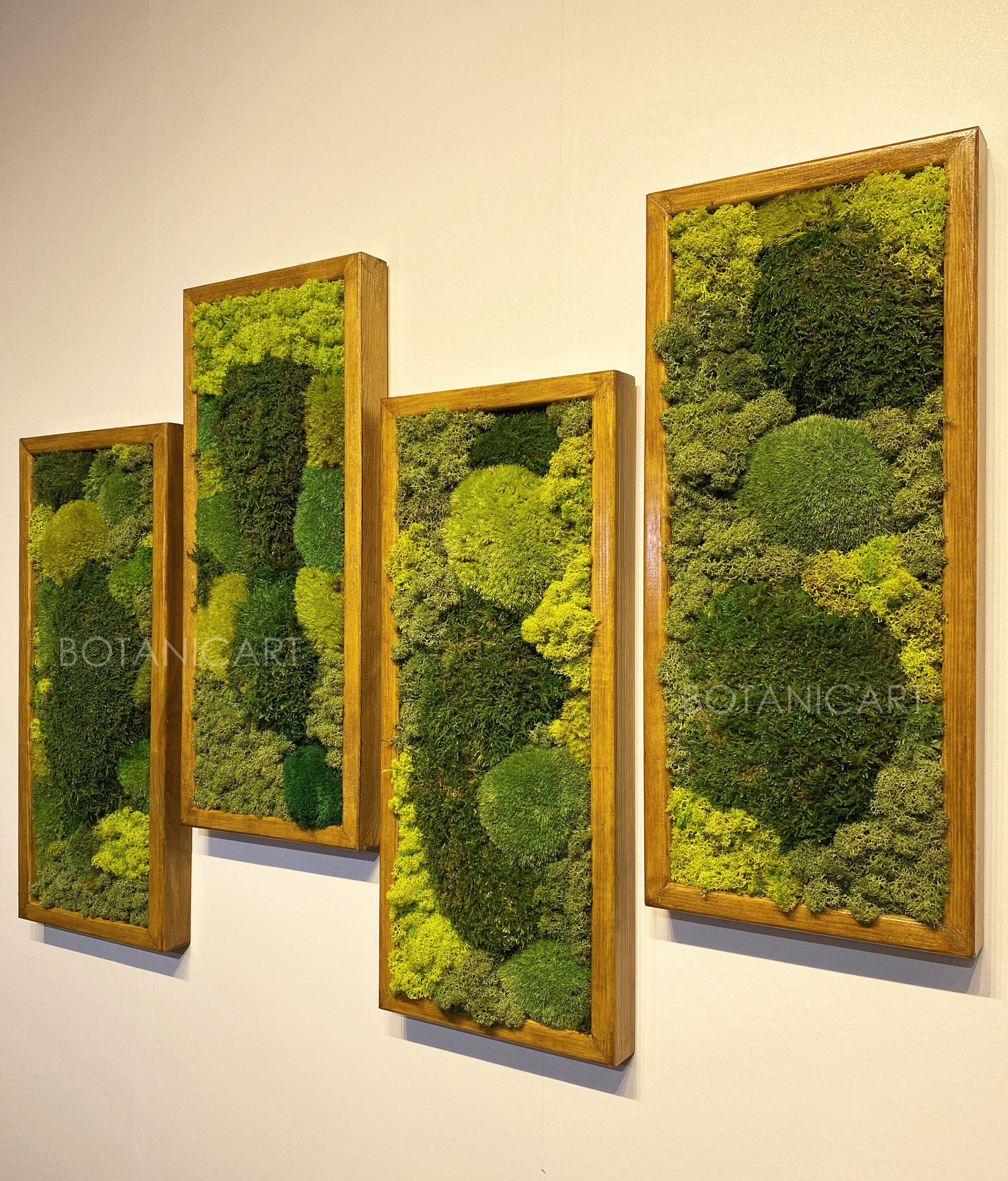 Moss Wall Art Moss Wall Decor Preserved Moss Art Framed Etsy UK