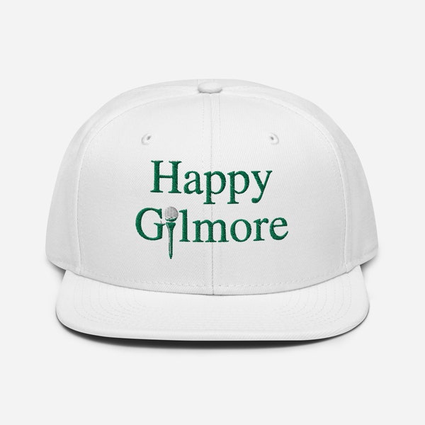 Happy Gilmore Golf Tee Snapback Hat - Kelly Green