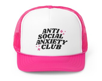 Casquette trucker Anti Social Anxiety Club