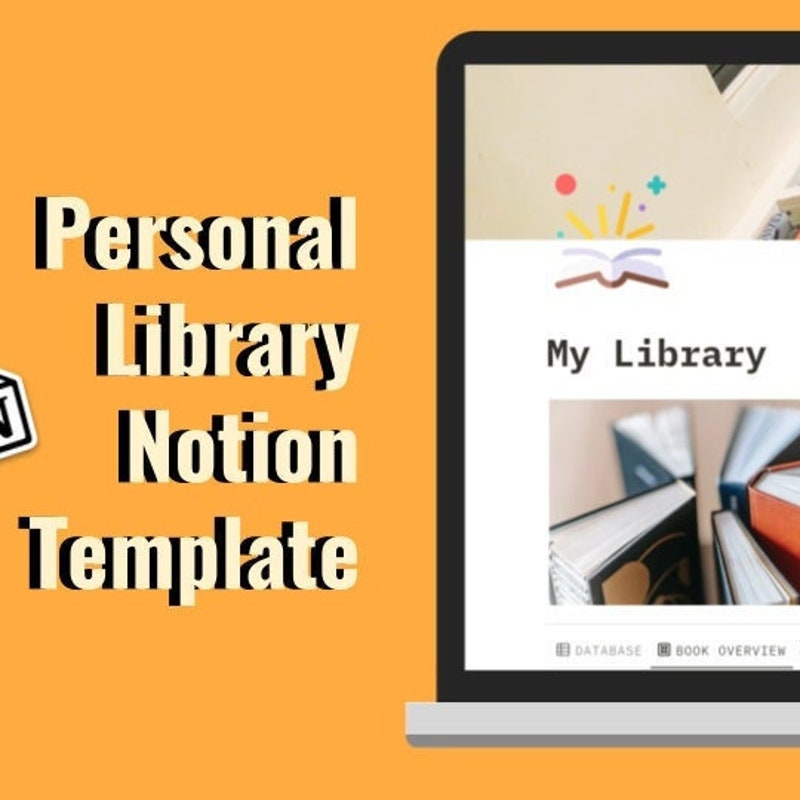Library Notion Template Etsy