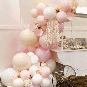 Bohemian Balloon Garland/Boho Baby Shower Decorations/Bridal Shower Party/21st Birthday/Bachelorette Party Ideas/Neutral Gender Reveal Decor