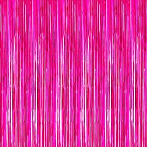 Hot Pink Bachelorette Party Curtains/Barbie Birthday Party/Girl&#39;s Birthday Decorations/16th Birthday/21st Birthday/Mothers Day Decorations/