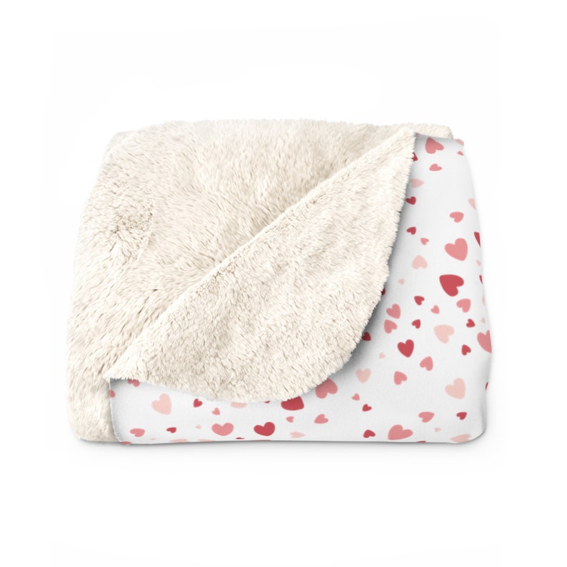 Valentine's Day Sherpa Fleece Blanket Etsy