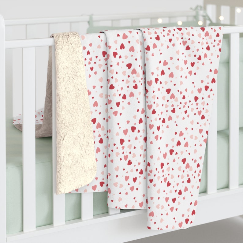 Valentine's Day Sherpa Fleece Blanket Etsy