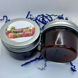 Habanero Pepper Jelly: Hot Thai Chili Pepper Jam (4 oz)