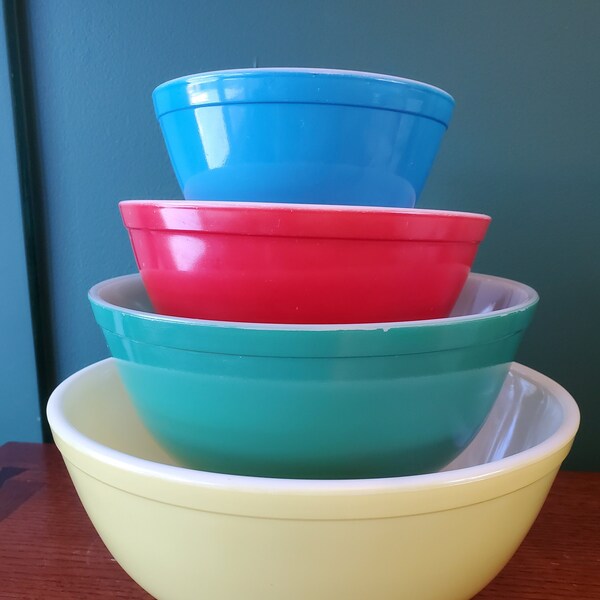 Pyrex Mixing Bowls Etsy
