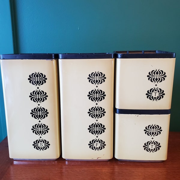 Kitchen Canister Set Etsy