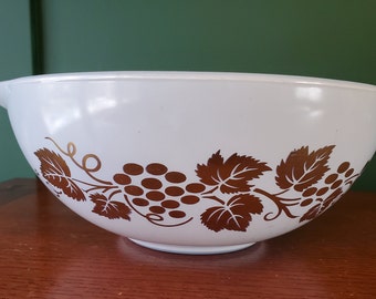 ヴィンテージ パイレックス 4 クォート ラージ デルファイト ブルー