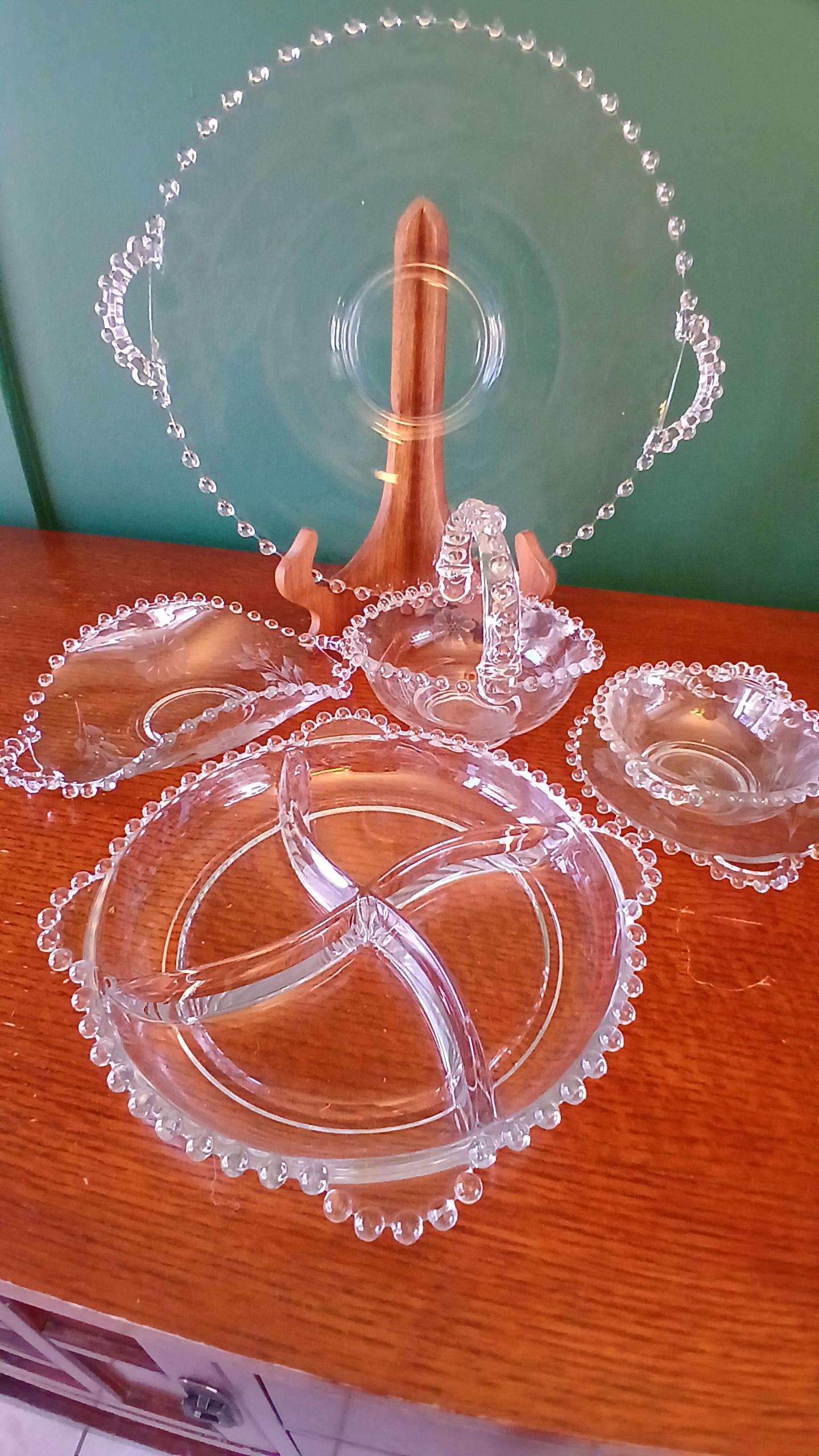 Imperial Glass Company Candlewick 21点 Imperial Glass Candlewick Collection - Set of 6 Pieces - Etsy