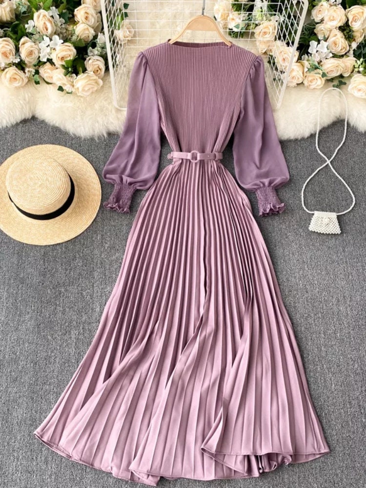 Autumn Elegant Sleeveless Dress