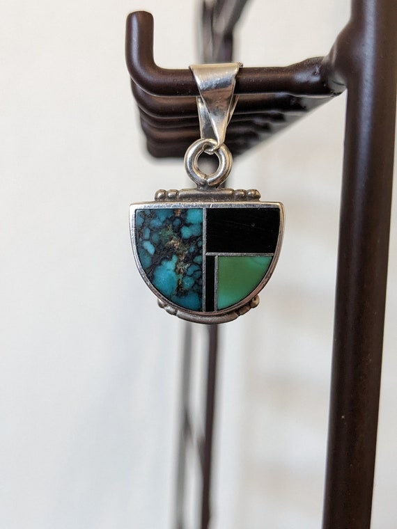 Ray Tracey Knifewing Sterling Silver Turquoise On… - image 4