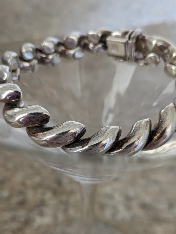 Chunky Sterling Silver Italian Large Twisted Rope 