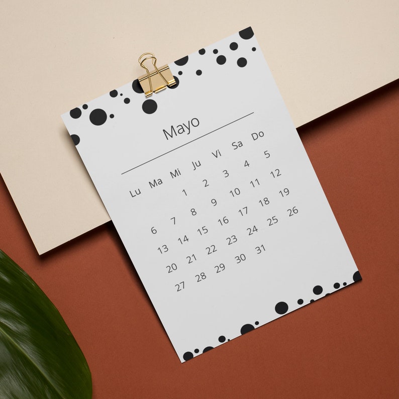 Printable 2024 Calendar, Monthly Planners Download, DIN A4 Yearly