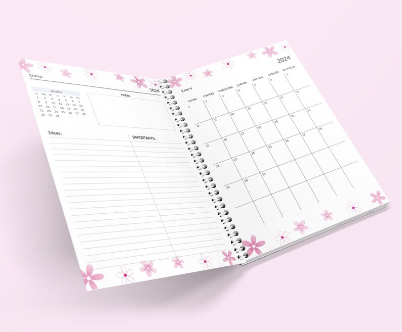 Printable 2024 Planner, Weekataglance Diary, Downloadable Weekly