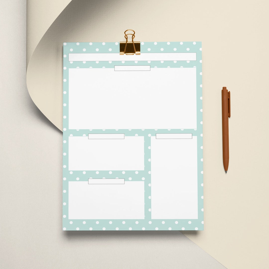 8 PRINTABLE Desktop Planners Downloadable A4 Personal - Etsy
